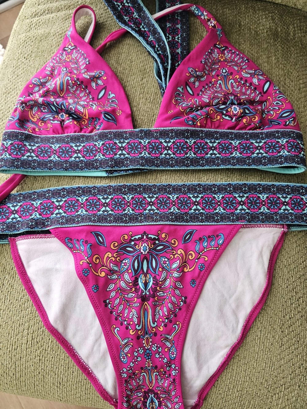 Women’s Hot Pink Paisley Bikini Set - Victoria's Secret